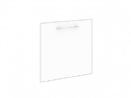Мебель для руководителя YALTA LT-S4R/L white Дверь фасадная стекло белое в раме